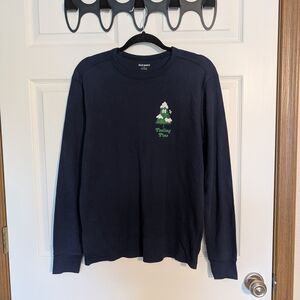 Old Navy Navy Blue Long Sleeve Tee